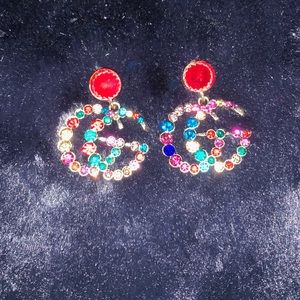 Gg inspired Fashion earrings